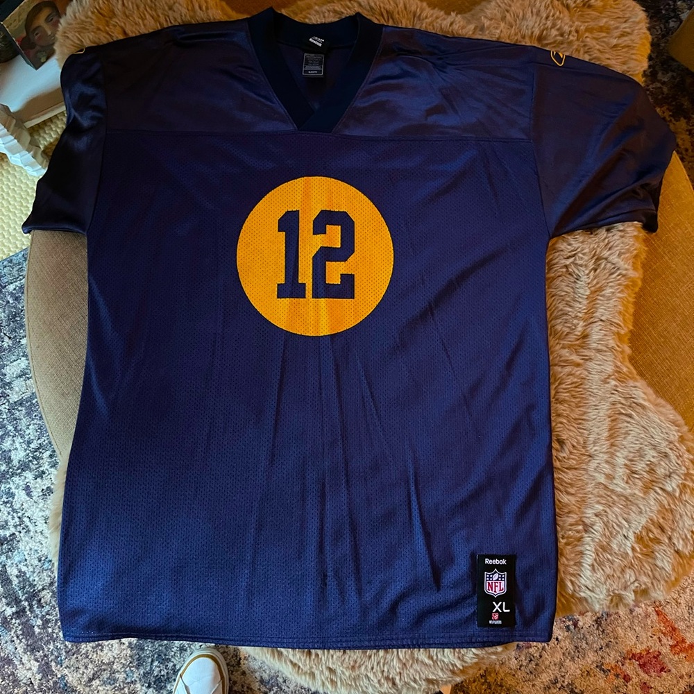 NFL Throwback Authentic Packers Aaron Rodgers 12 Jersey Men’s XLarge